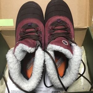Merrell Women's Winter Boots - Brown and Purple